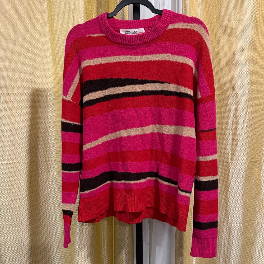 Diane Von Furstenberg Pink Knit Sweater